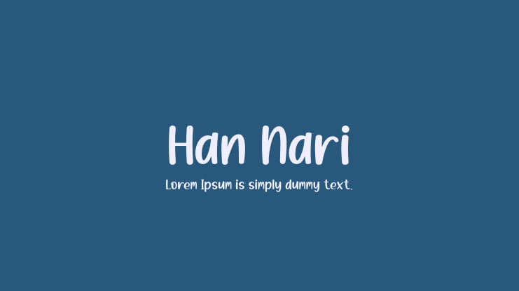 Han Nari Font