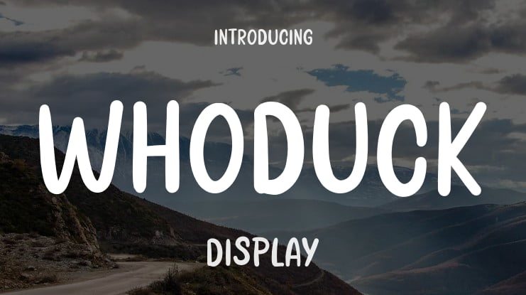 Whoduck Font