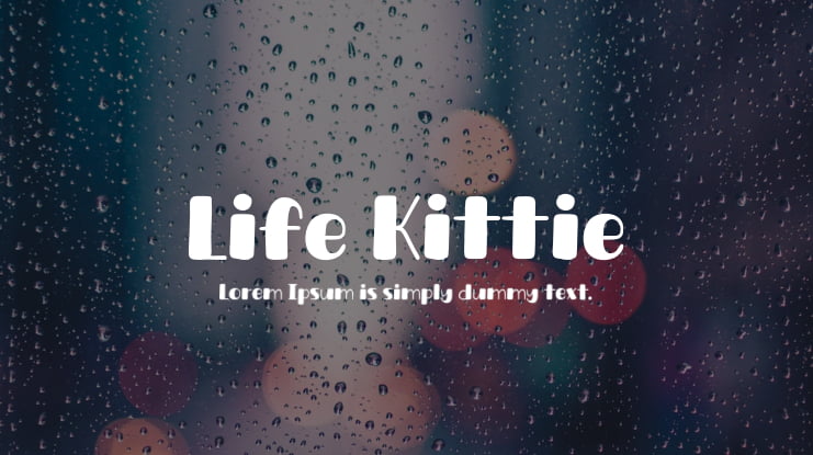 Life Kittie Font
