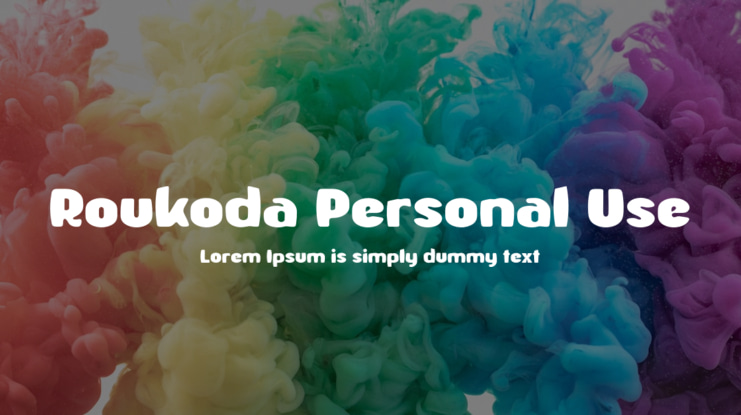Roukoda Personal Use Font