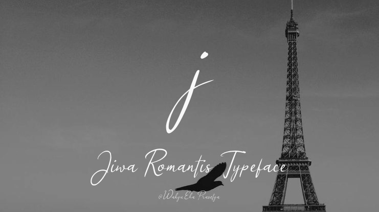 j Jiwa Romantis Font