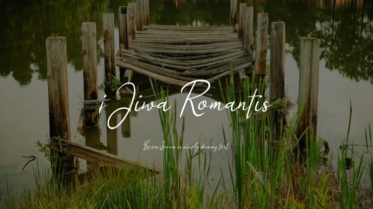 j Jiwa Romantis Font