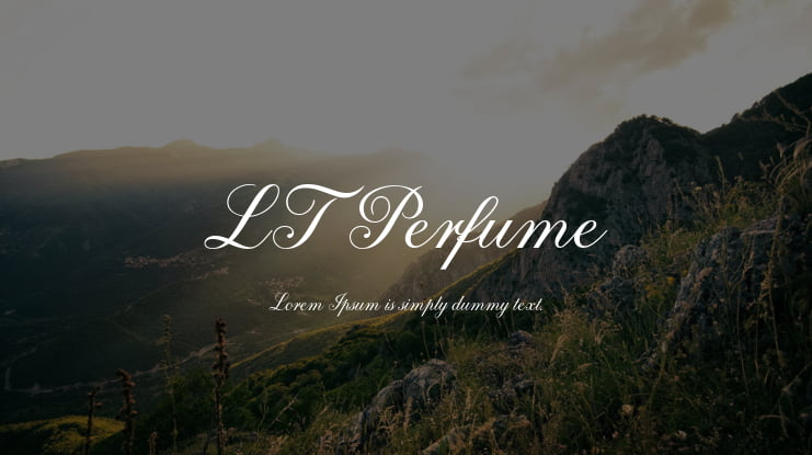 LT Perfume Font