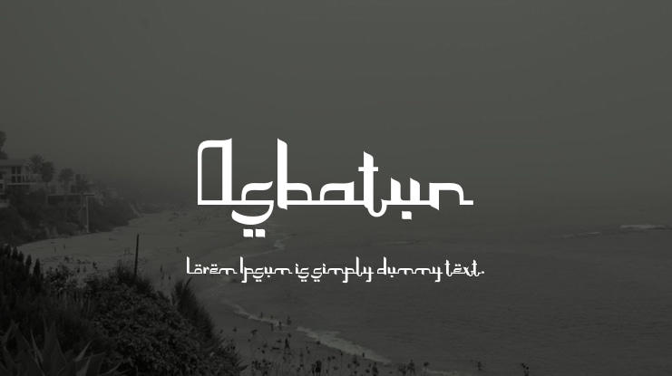 Asbatun Font