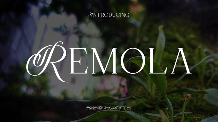 Remola Font