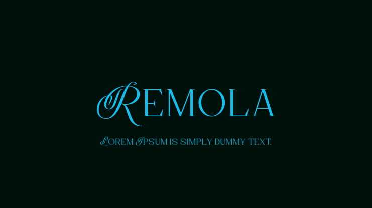 Remola Font