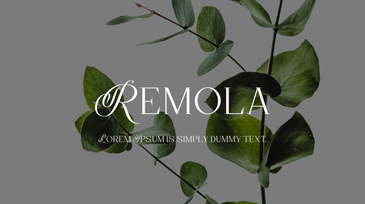 Remola Font