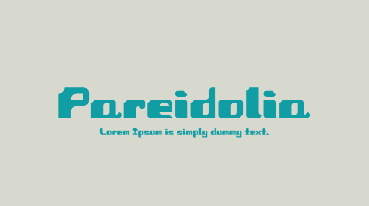 Pareidolia Font