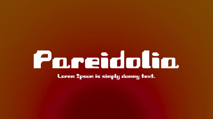 Pareidolia Font