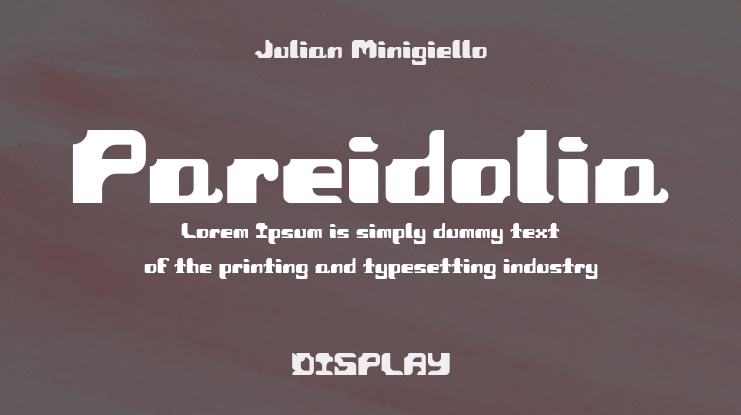 Pareidolia Font