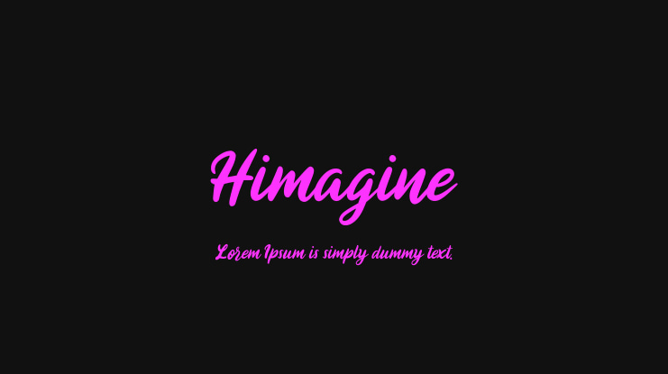 Himagine Font