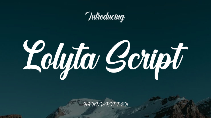 Lolyta Script Font