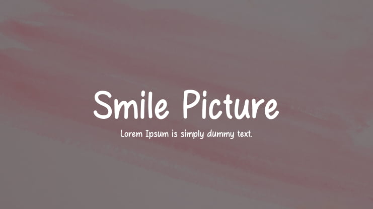 Smile Picture Font