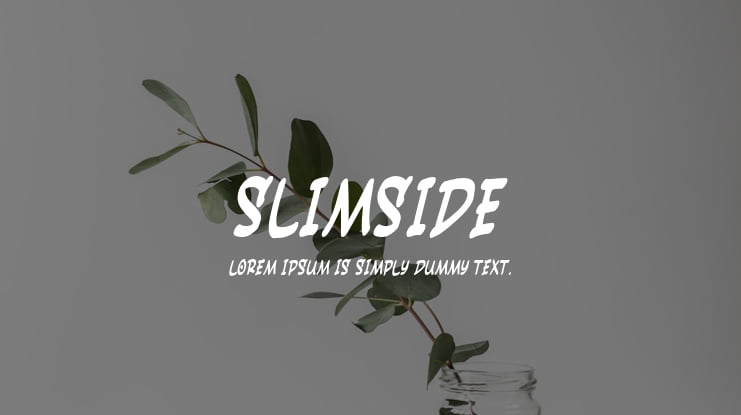 Slimside Font