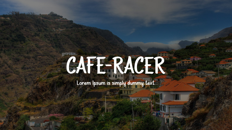 CAFE-RACER Font