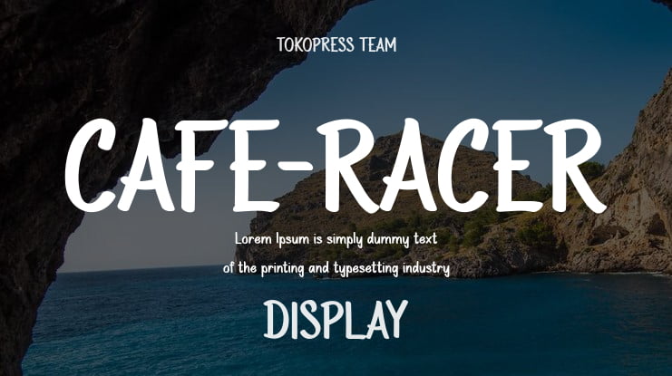 CAFE-RACER Font