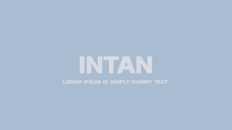Intan Font