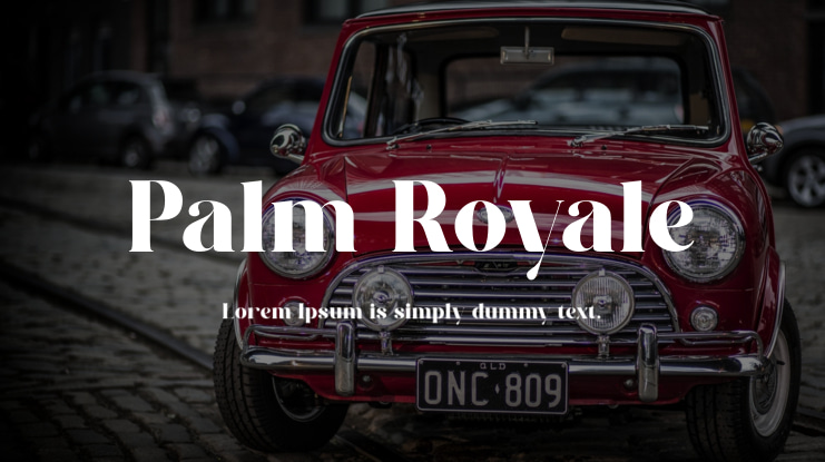 Palm Royale Font