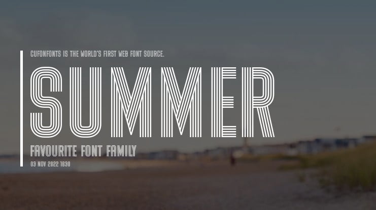 Summer Favourite Font