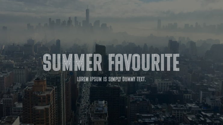 Summer Favourite Font