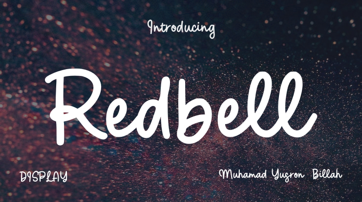 Redbell Font