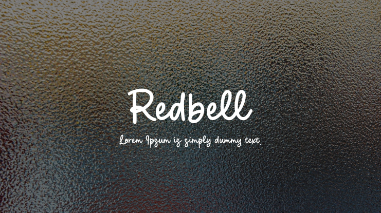 Redbell Font
