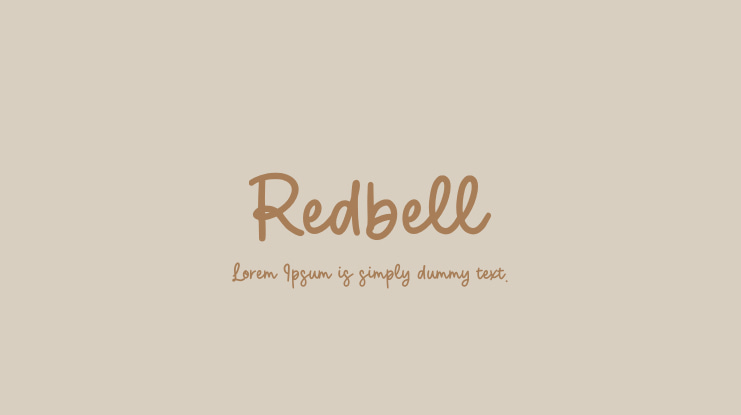Redbell Font