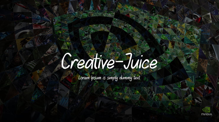 Creative-Juice Font