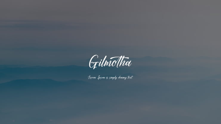 Gilmotha Font