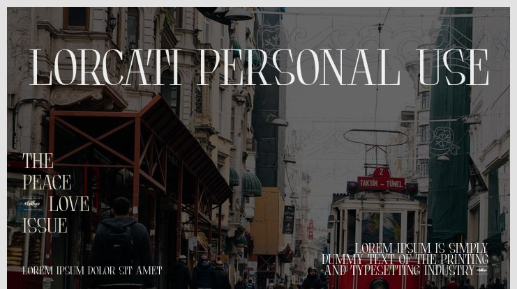 Lorcati Personal Use Font