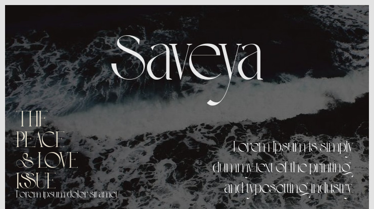 Saveya Font