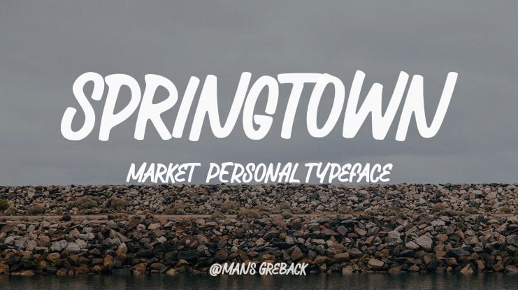 Springtown Market PERSONAL Font Family