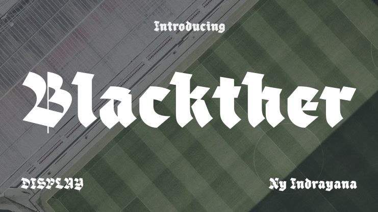 Blackther Font