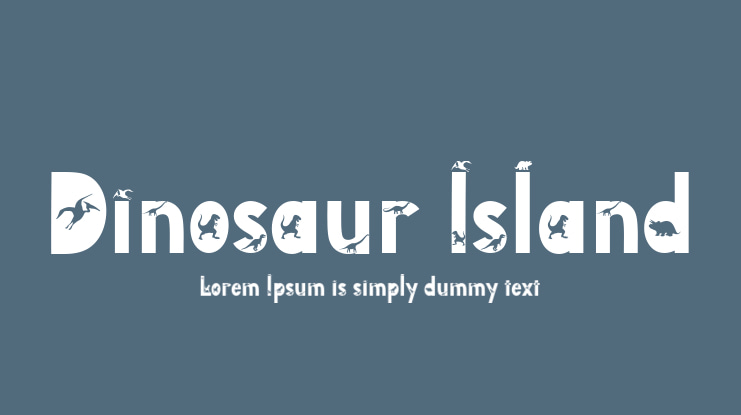 Dinosaur Island Font