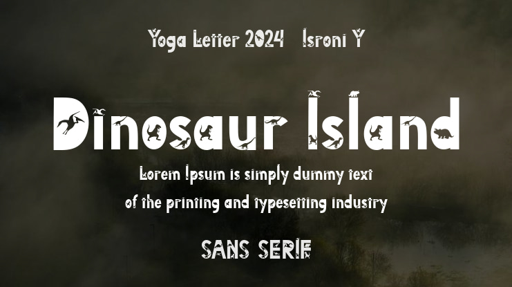 Dinosaur Island Font