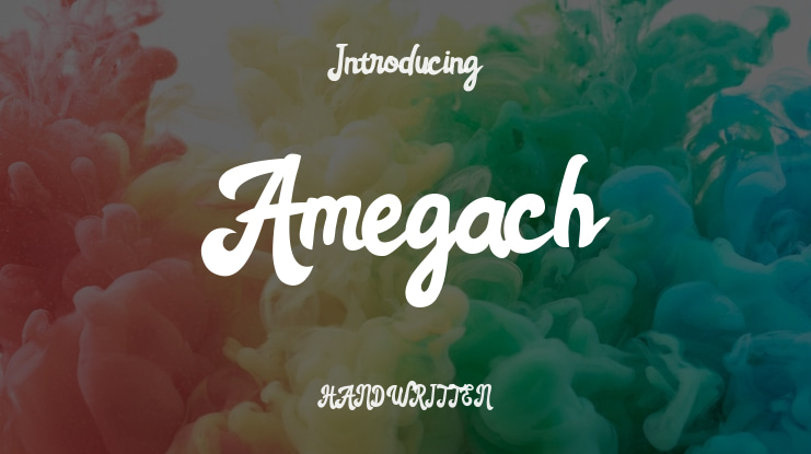 Amegach Font