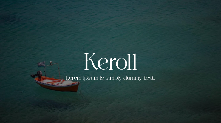 Keroll Font