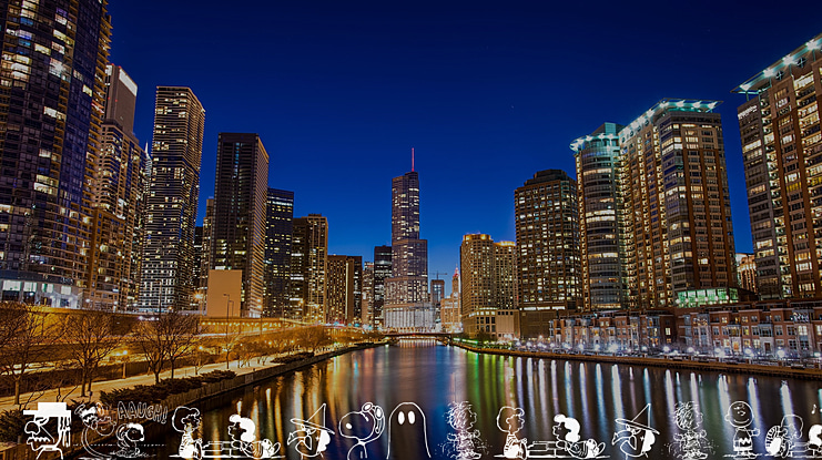 Peanuts Gang Dings Font