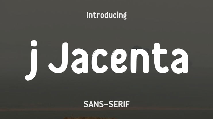j Jacenta Font