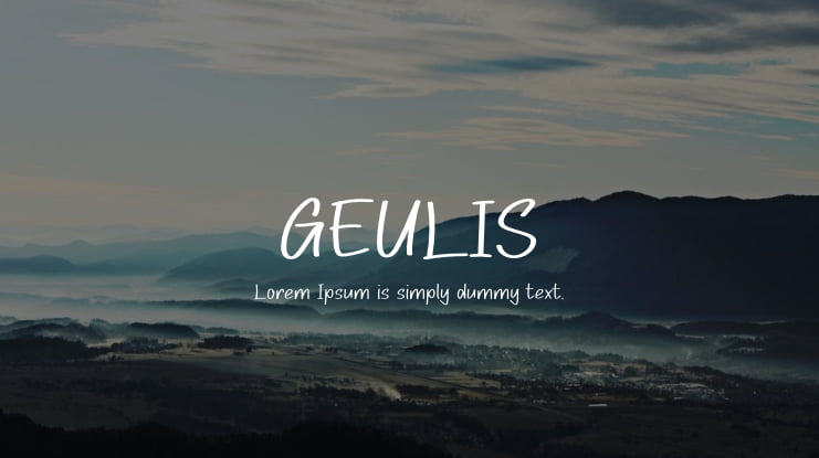 GEULIS Font