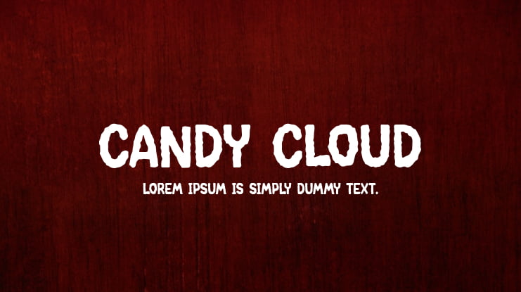 Candy Cloud Font