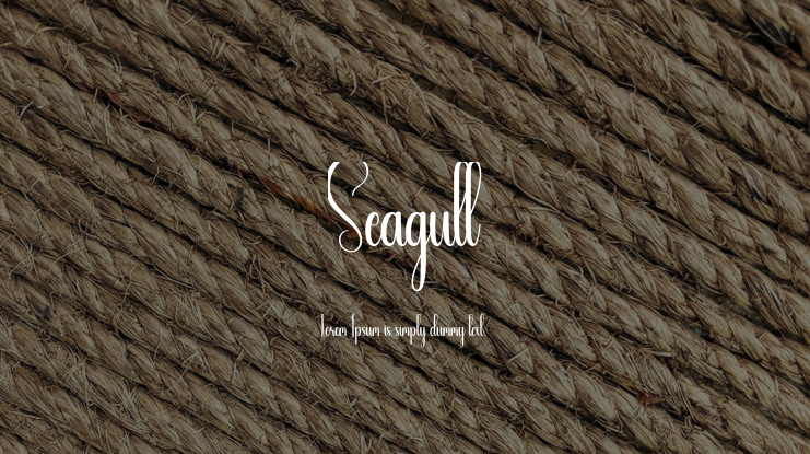 Seagull Font