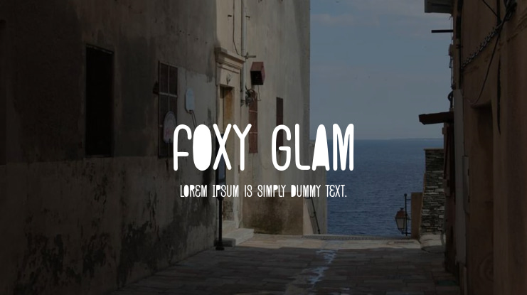 Foxy Glam Font