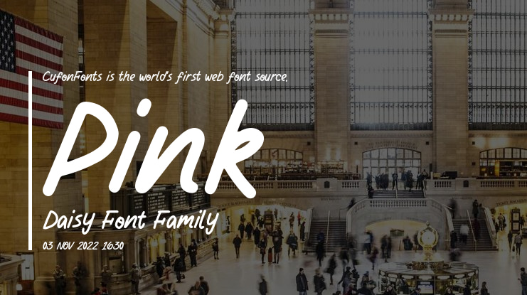 Pink Daisy Font