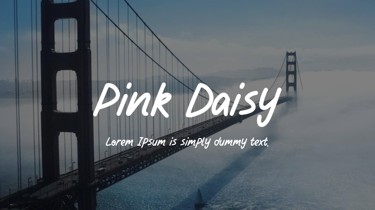 Pink Daisy Font