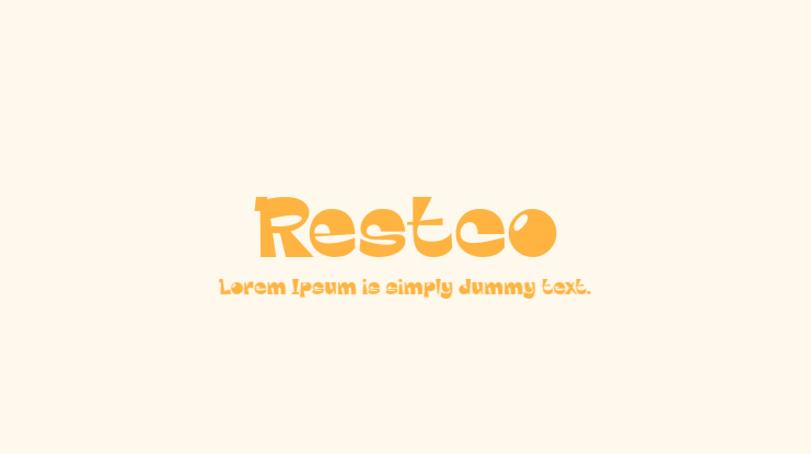 Restco Font
