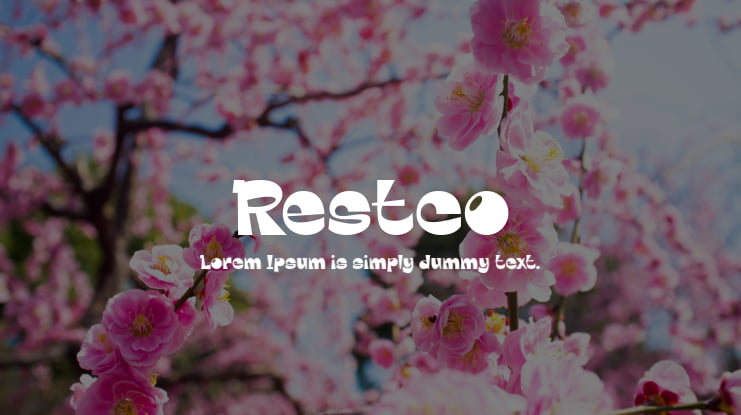 Restco Font