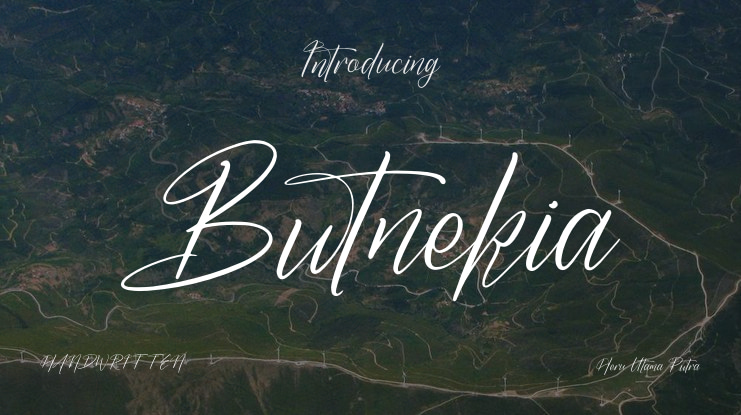 Butnekia Font