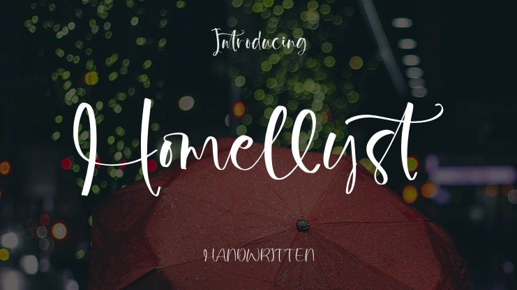 Homellyst Font