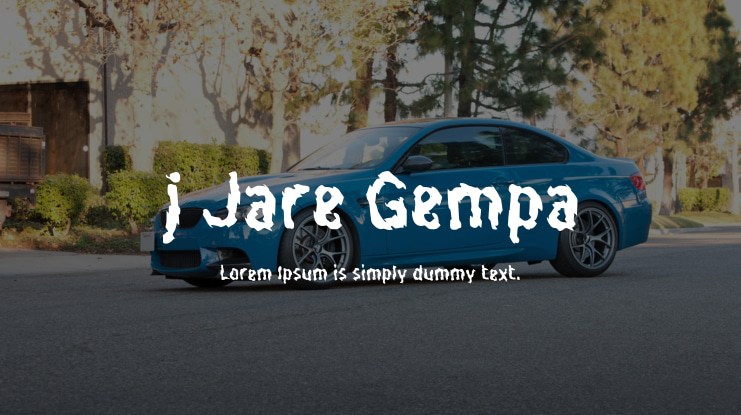j Jare Gempa Font